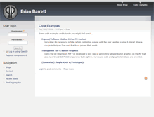 Tablet Screenshot of brianbarrett.net